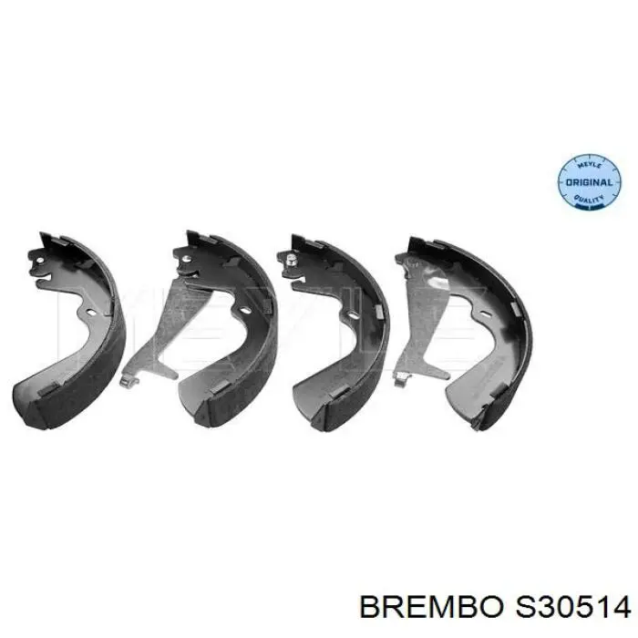 S30514 Brembo колодки гальмові задні, барабанні
