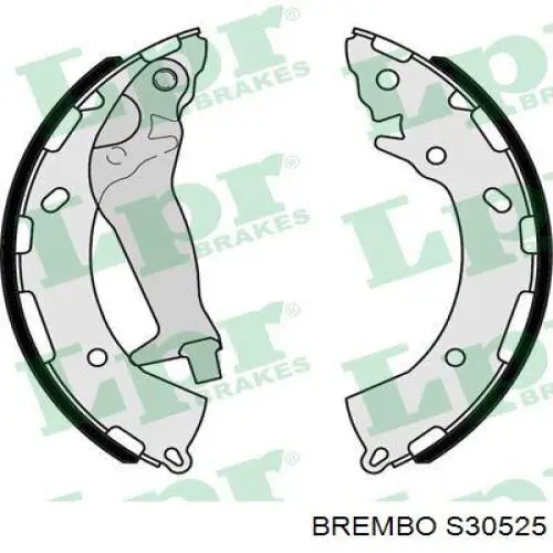 Купити S30525 Brembo Колодки гальмові задні, барабанні