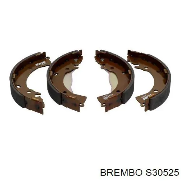 Гальма робочі задні ножні і гальмівні барабани Brembo S30525