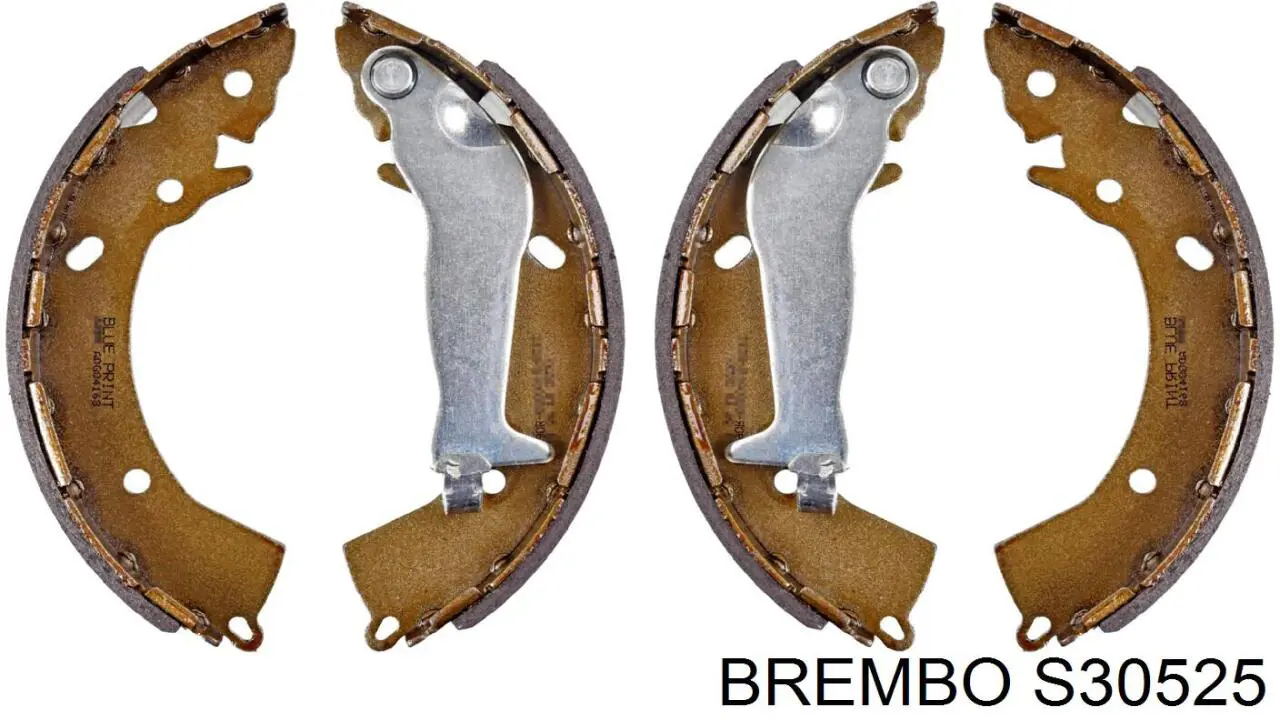 Колодки гальмові задні, барабанні Brembo S30525 ціна, від 24.16 USD