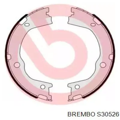 S30526 Brembo колодки ручника/стоянкового гальма