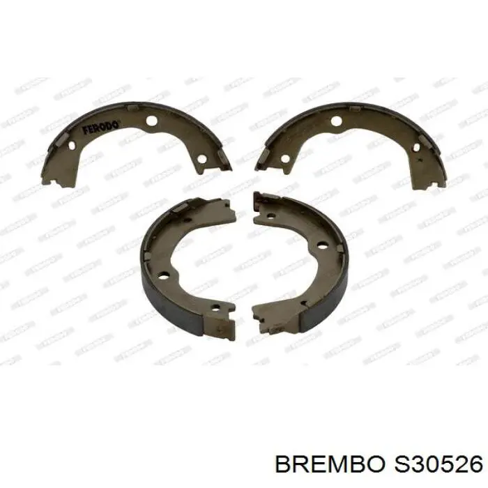 Купити S30526 Brembo Гальмівні колодки гальма стоянки