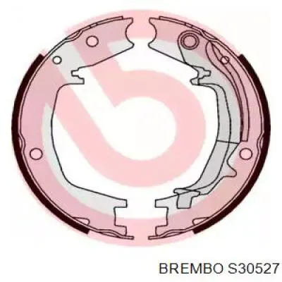 Колодки ручника/стоянкового гальма S30527 Brembo