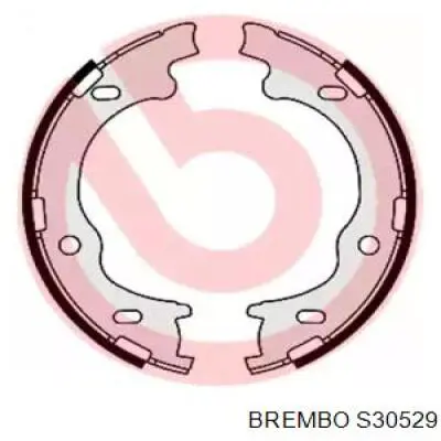 S30529 Brembo колодки ручника/стоянкового гальма