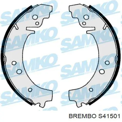 S41501 Brembo колодки гальмові задні, барабанні
