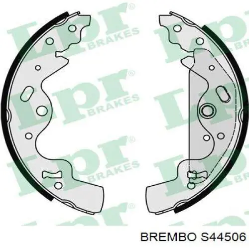 Гальма робочі задні ножні і гальмівні барабани Brembo S44506