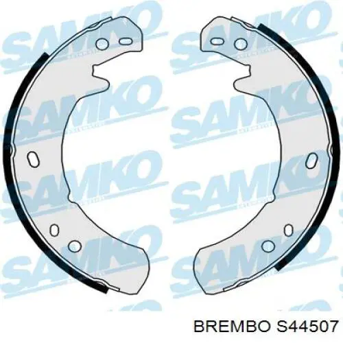 Колодки гальмові задні, барабанні Brembo S44507 ціна, від 32.83 USD