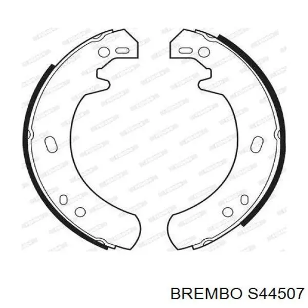 Купити S44507 Brembo Колодки гальмові задні, барабанні