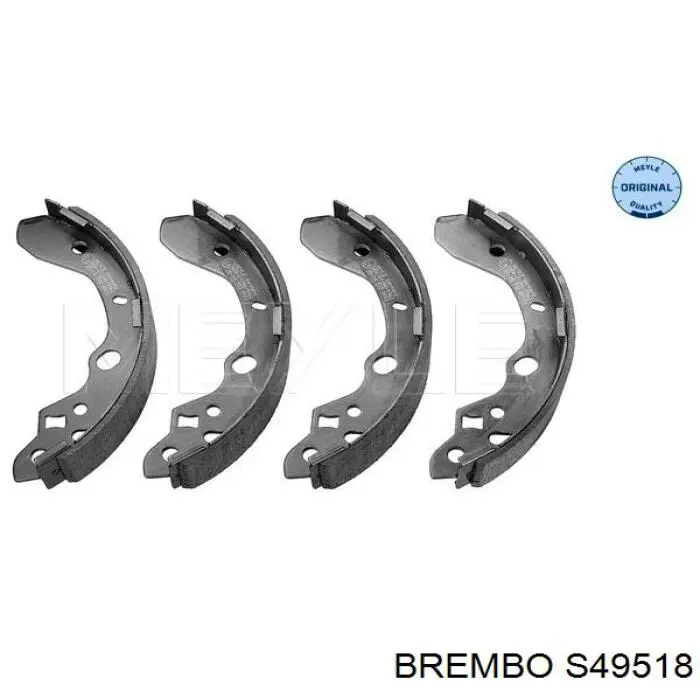 Колодки гальмові задні, барабанні S49518 Brembo