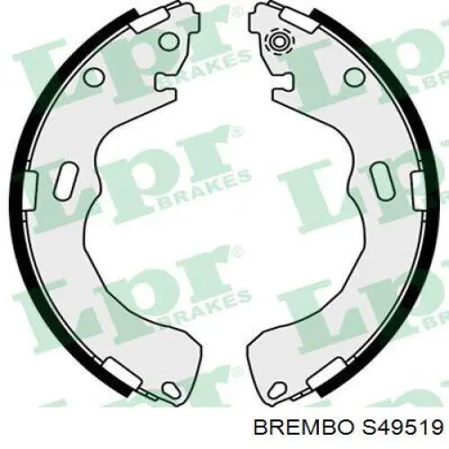 Колодки гальмові задні, барабанні S49519 Brembo