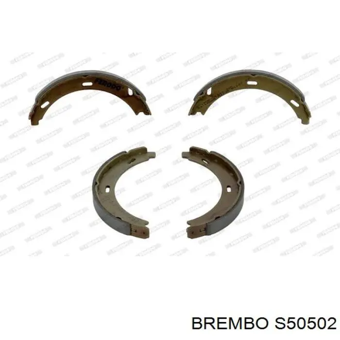 Купити S50502 Brembo Гальмівні колодки гальма стоянки