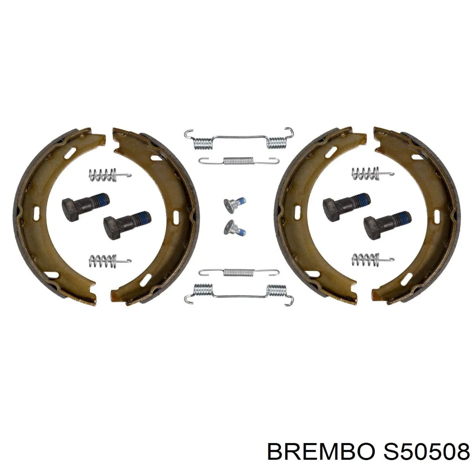 S50508 Brembo колодки ручника/стоянкового гальма