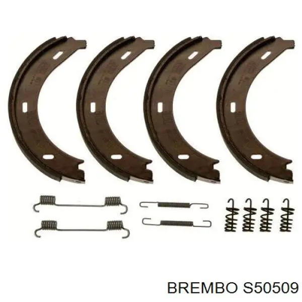 Колодки ручника / стоянкового гальма Brembo S50509 ціна, від 16.15 USD