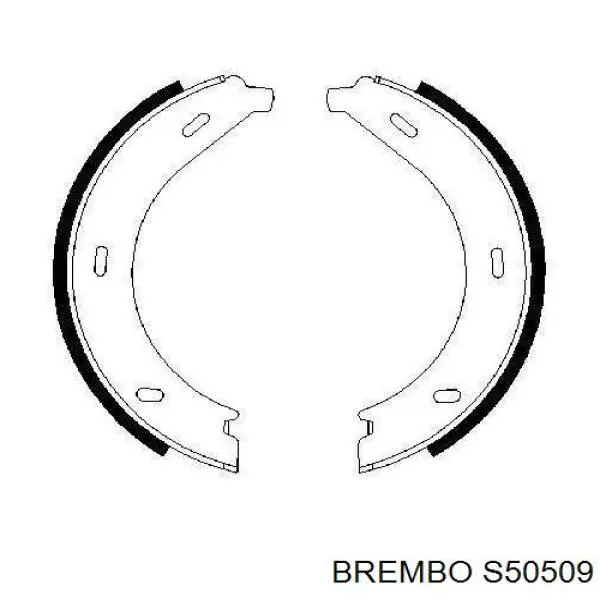 Колодки ручника S50509 Brembo