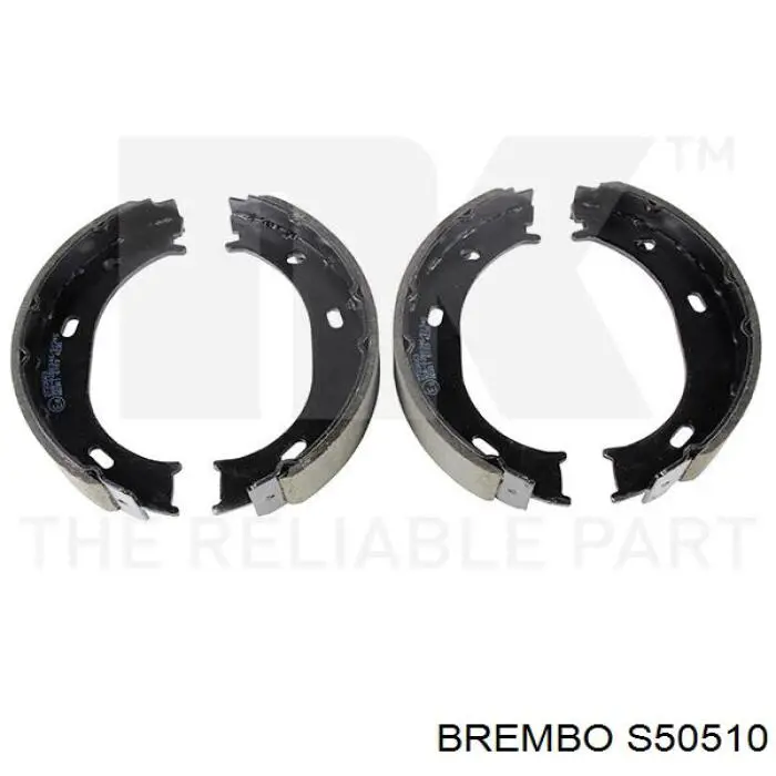 Купити S50510 Brembo Гальмівні колодки гальма стоянки