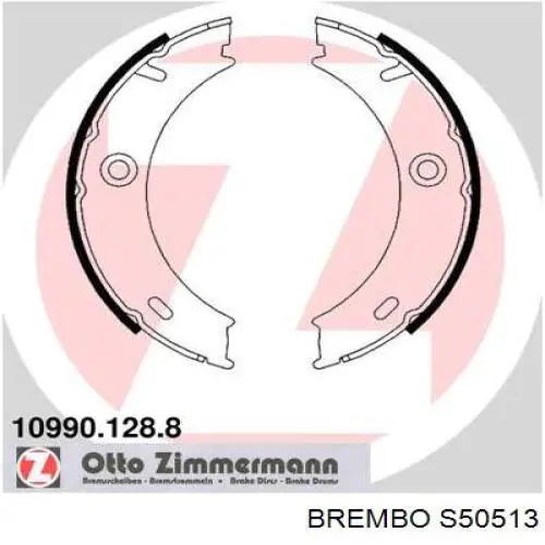 Колодки стоянкового гальма Brembo S50513