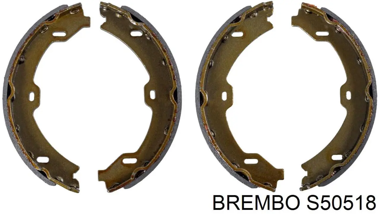 Колодки ручника S50518 Brembo