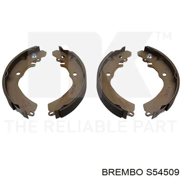 Колодки гальмові задні, барабанні S54509 Brembo