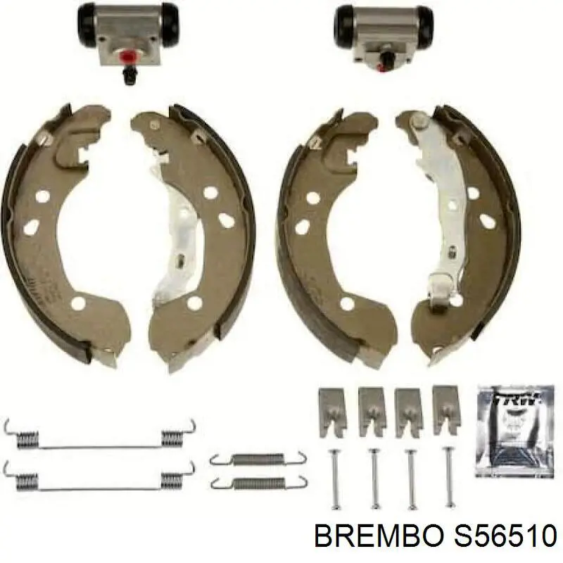 Колодки гальмові задні, барабанні Brembo S56510 ціна, від 23.00 USD
