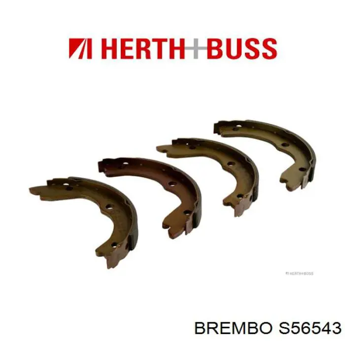 Колодки стоянкового гальма Brembo S56543