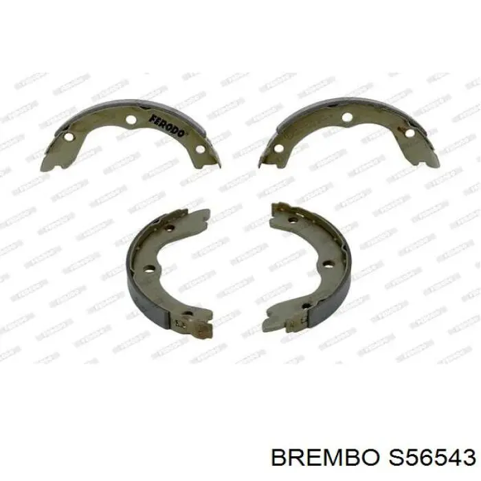 Купити S56543 Brembo Гальмівні колодки гальма стоянки