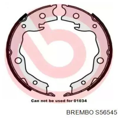 Колодки ручника S56545 Brembo