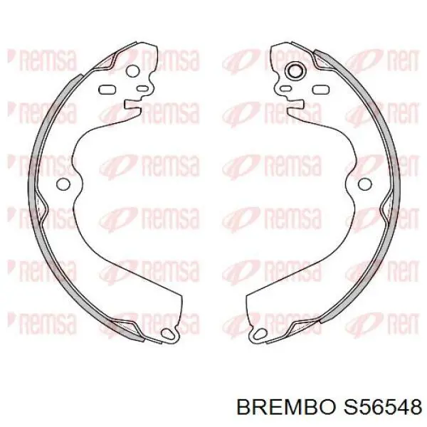 Купити S56548 Brembo Колодки гальмові задні, барабанні