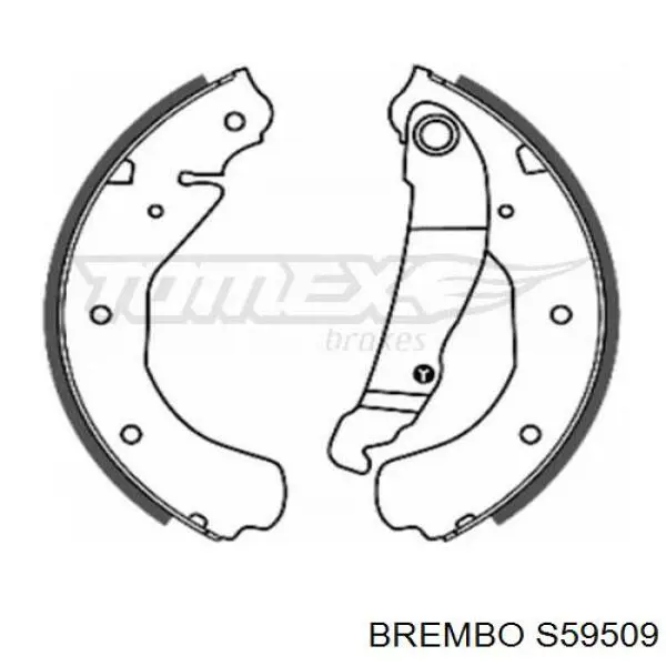 Купити S59509 Brembo Колодки гальмові задні, барабанні