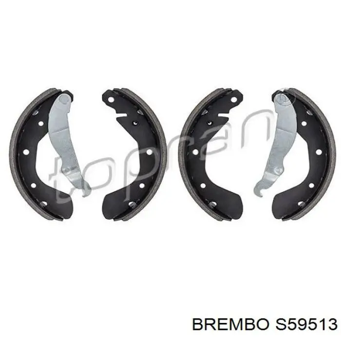 S59513 Brembo колодки гальмові задні, барабанні