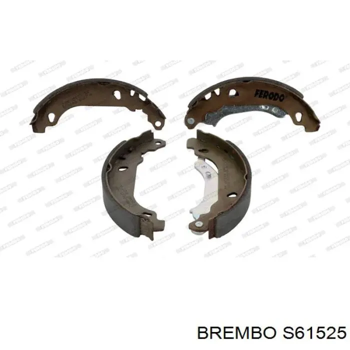 Колодки гальмові задні, барабанні Brembo S61525 ціна, від 16.31 USD