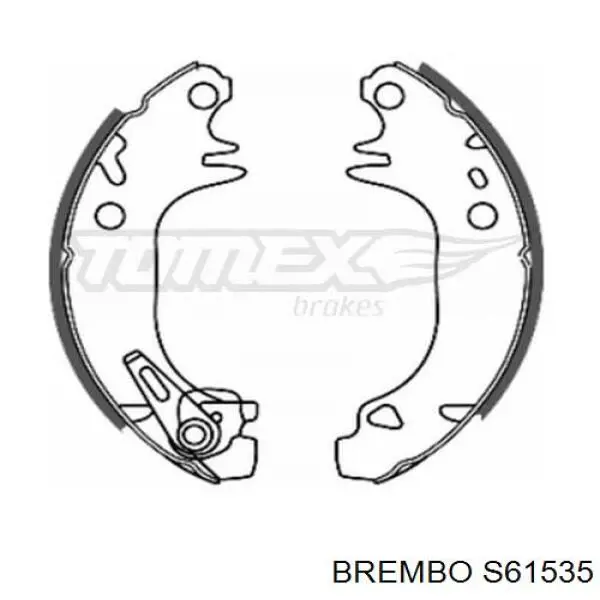 Колодки гальмові задні, барабанні S61535 Brembo