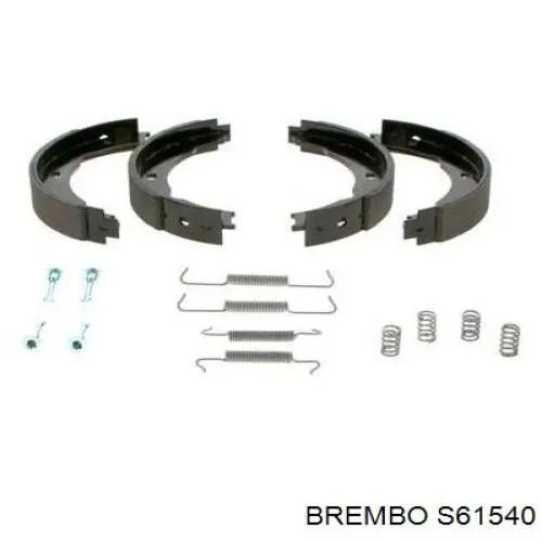 Купити S61540 Brembo Гальмівні колодки гальма стоянки
