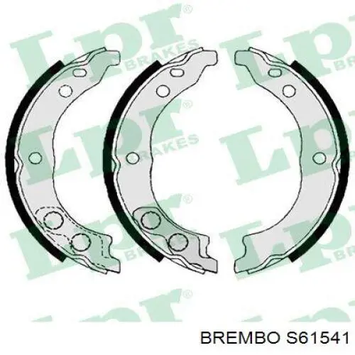 Колодки стоянкового гальма Brembo S61541