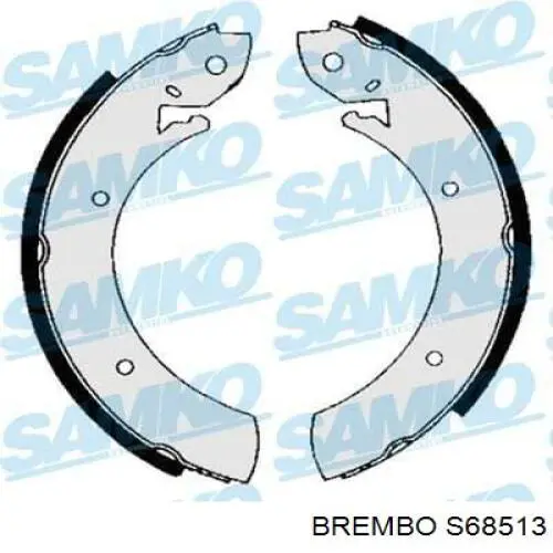 Купити S68513 Brembo Колодки гальмові задні, барабанні