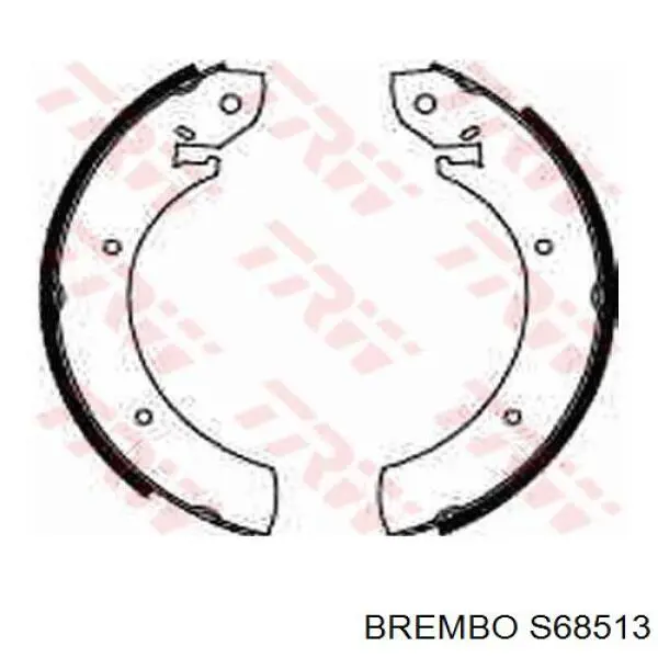 Колодки гальмові задні, барабанні S68513 Brembo