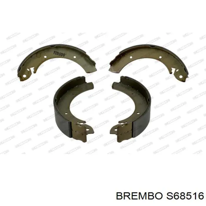 Купити S68516 Brembo Колодки гальмові задні, барабанні