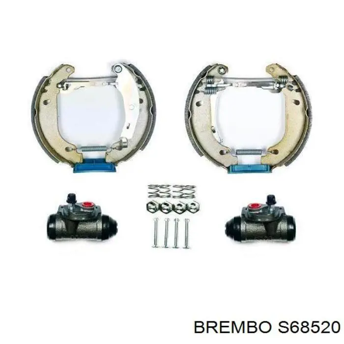 Гальма робочі задні ножні і гальмівні барабани Brembo S68520