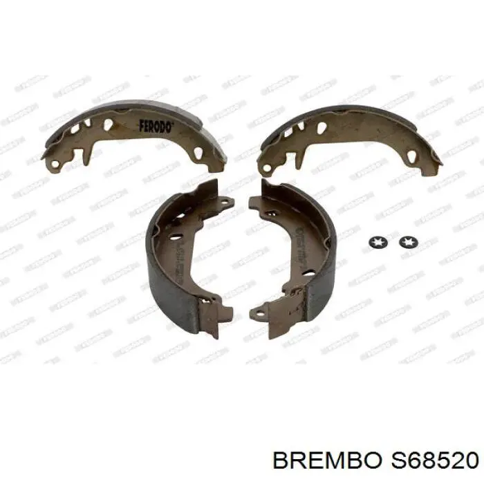 Купити S68520 Brembo Колодки гальмові задні, барабанні