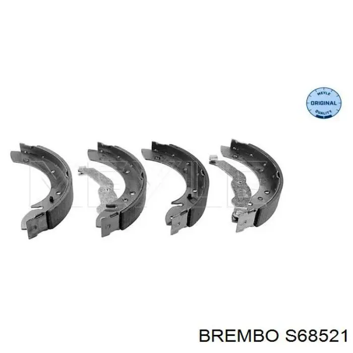 S68521 Brembo колодки гальмові задні, барабанні