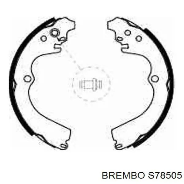 Купити S78505 Brembo Колодки гальмові задні, барабанні