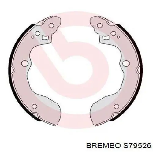 Колодки гальмові задні, барабанні Brembo S79526 ціна, від 33.27 USD