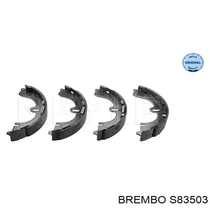 S83503 Brembo колодки гальмові задні, барабанні