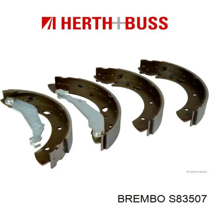 Колодки гальмові задні, барабанні Brembo S83507 ціна, від 21.65 USD