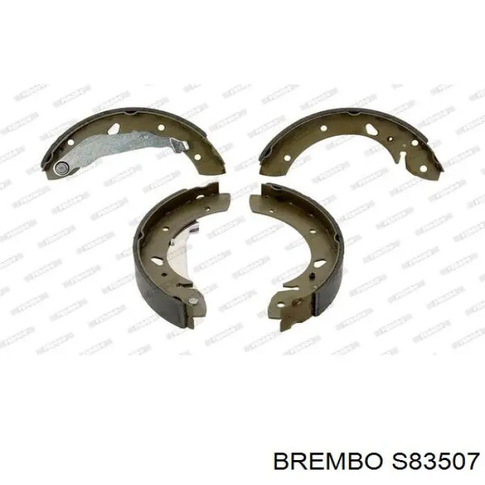 Гальма робочі задні ножні і гальмівні барабани Brembo S83507