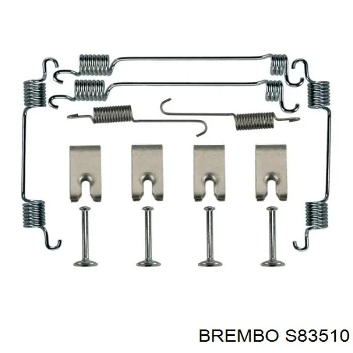 Колодки гальмові задні, барабанні Brembo S83510 ціна, від 26.59 USD