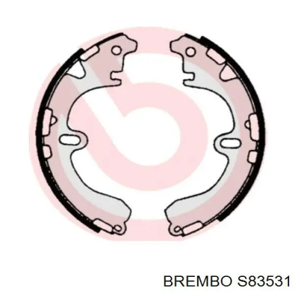 Купити S83531 Brembo Колодки гальмові задні, барабанні