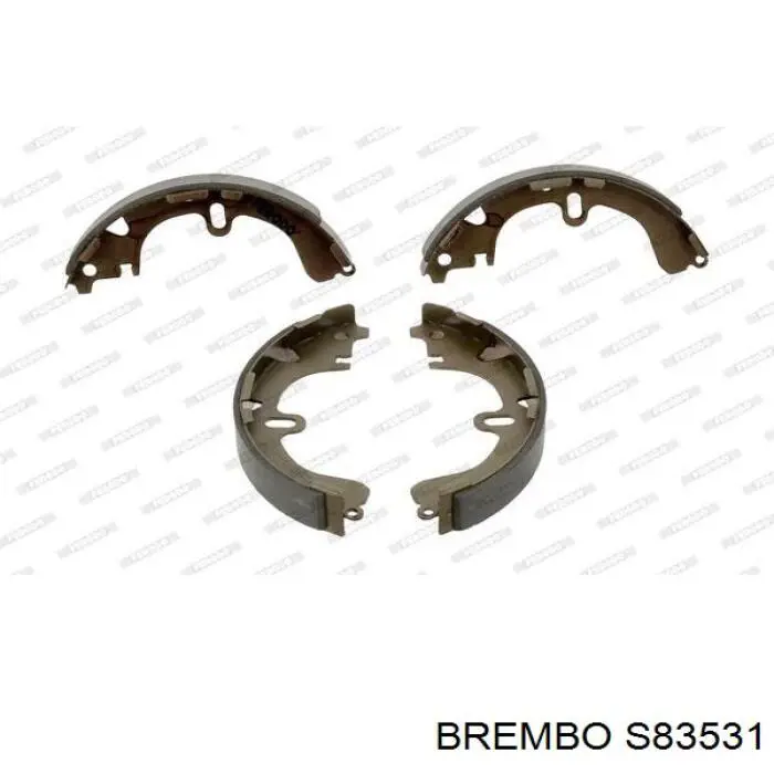 Колодки гальмові задні, барабанні S83531 Brembo
