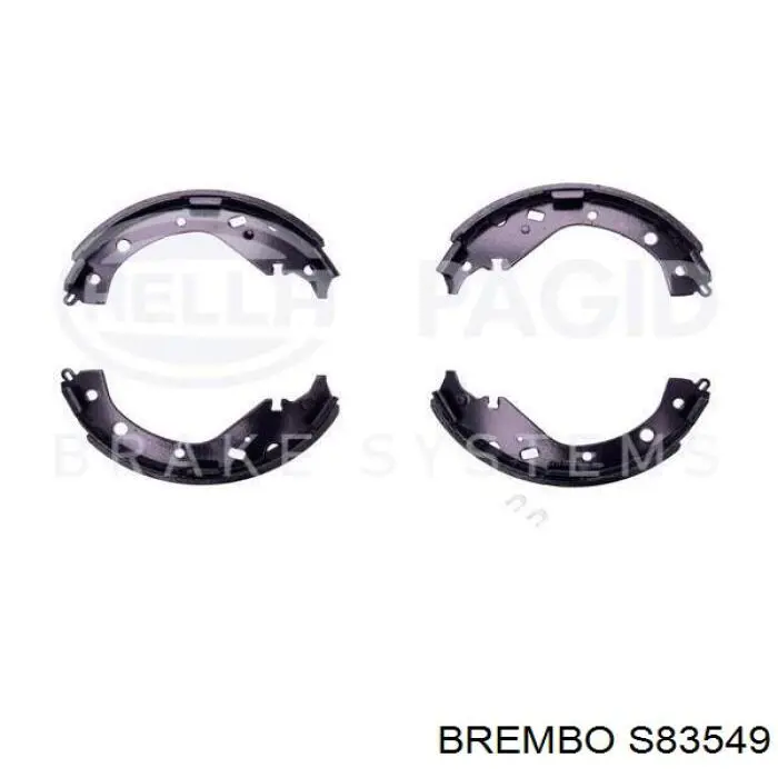 Купити S83549 Brembo Колодки гальмові задні, барабанні