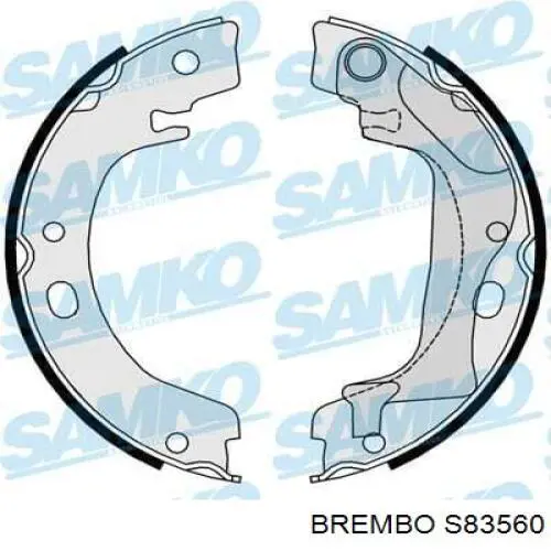 Гальма робочі задні ножні і гальмівні барабани Brembo S83560