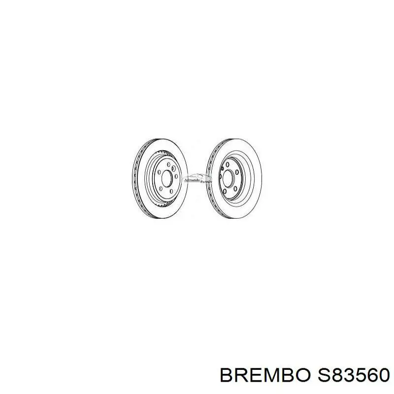 Колодки гальмові задні, барабанні Brembo S83560 ціна, від 23.05 USD